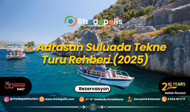 🏝️ Adrasan Suluada Tekne Turu Rehberi (2025)